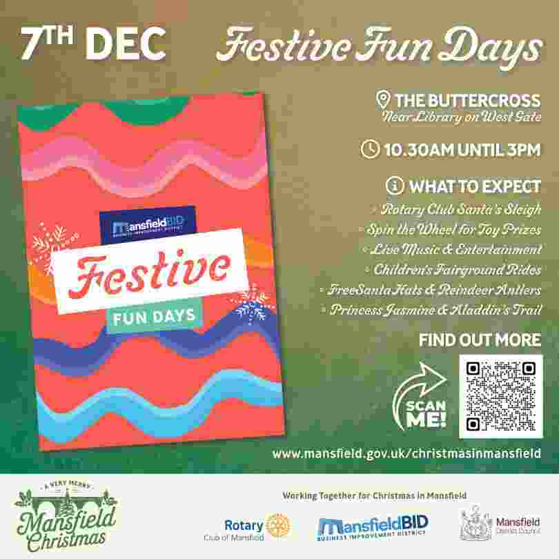 BID&#039;s Festive Fun Days poster