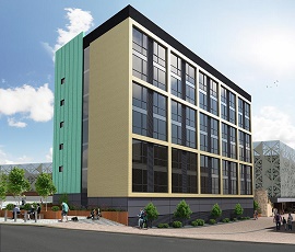 Artists impression of  hotel planned for Stockwell Gate North in Mansfield