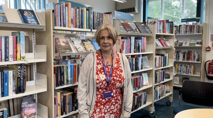 Angie jackson in warsop library