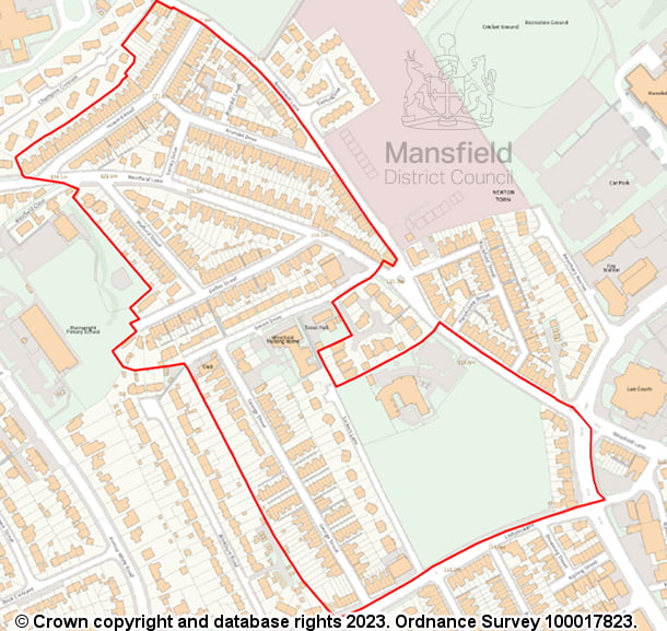 Map of Selective Licensing Area 1