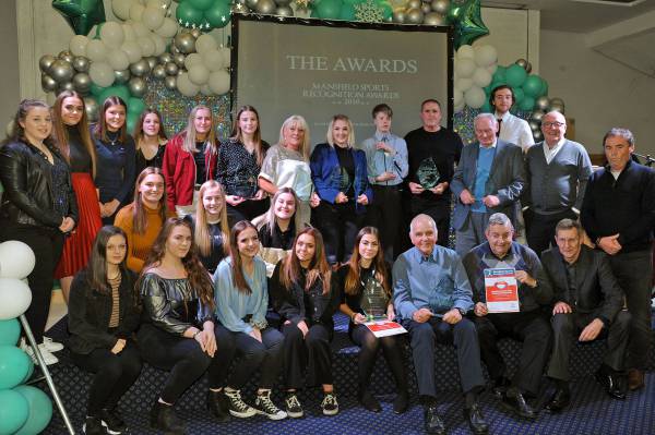 Winners of the Mansfield and District Sports Recognition Awards 2019