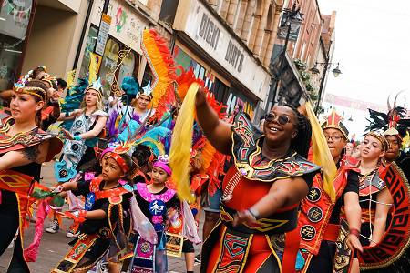 Photo of the Mansfield Carnival parade in 2023
