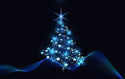 Image of a Christmas tree to promote Winterefest