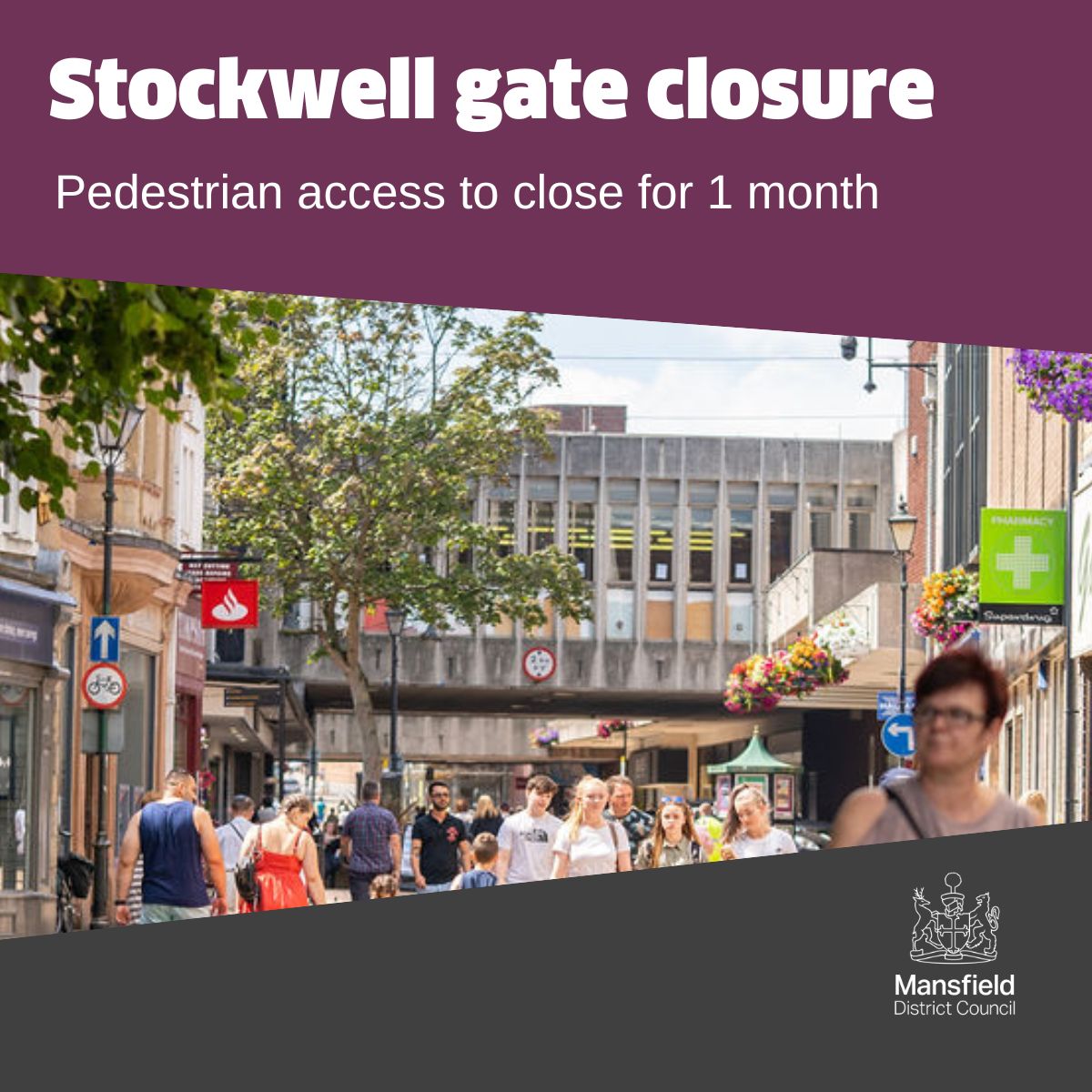 Stockwell gate image in town centre