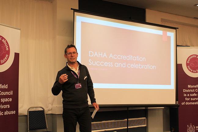 Mayor Andy opens the DAHA celebration event