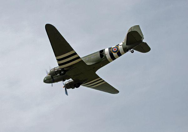 Armed Forces Day - Photo of a fly-past by a Dakota