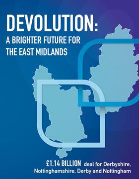 An image of the Devolution poster for the East Midlands