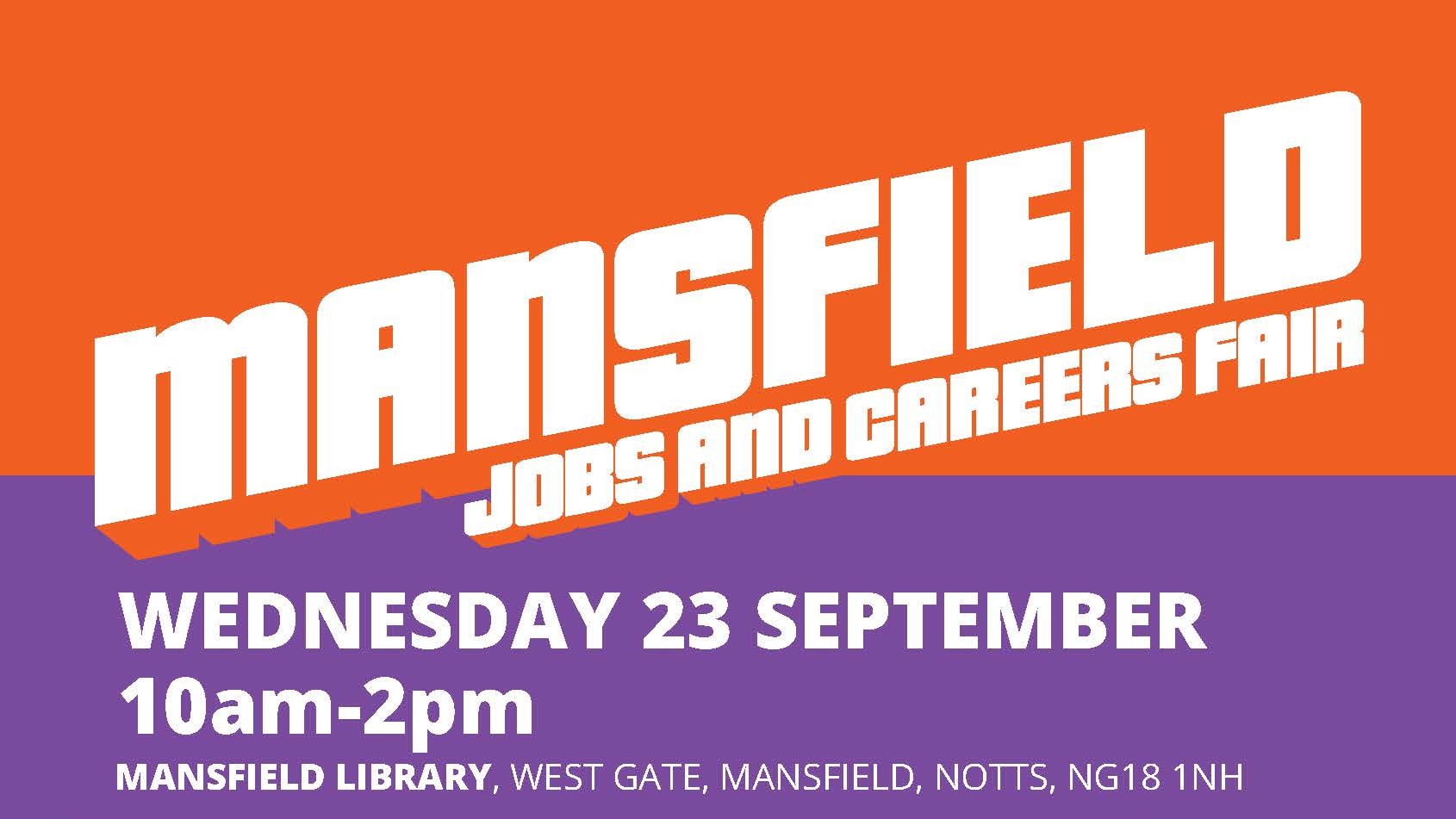 Graphic of the Mansfield Jobs and Careers Fair