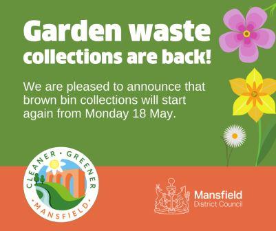 Garden waste collections are back