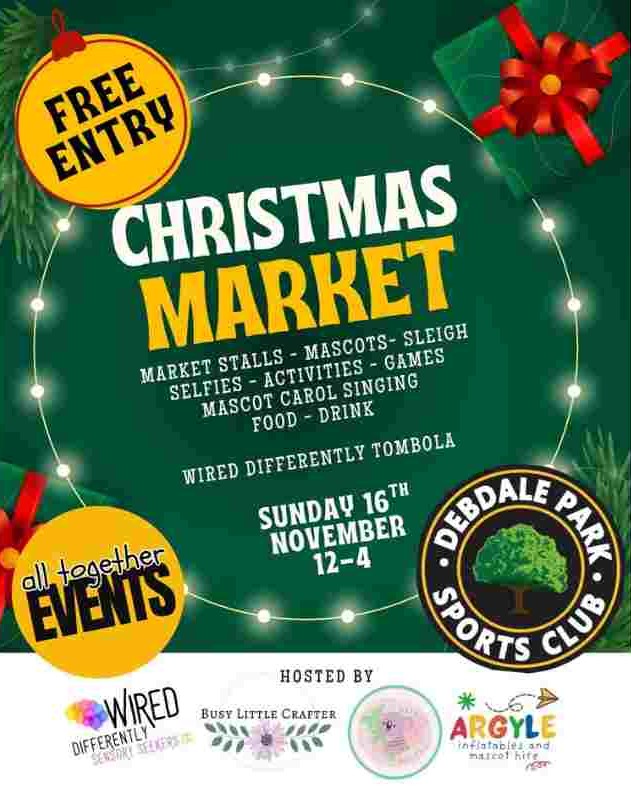 Christmas Market all together events poster