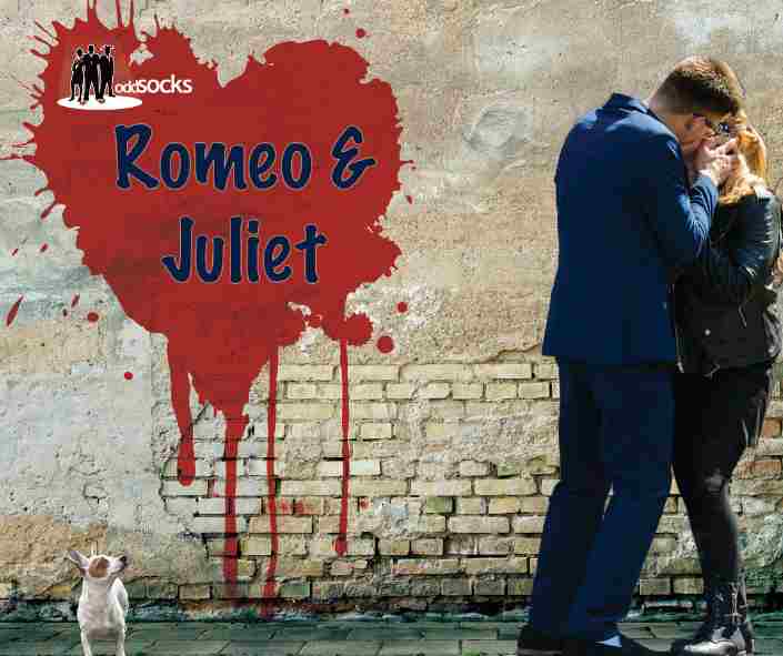 Oddsocks Romeo and Juilet theatre in the park logo