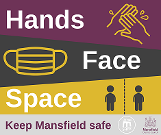Hands face space graphic