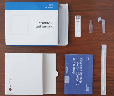 Image of Covid home test kit