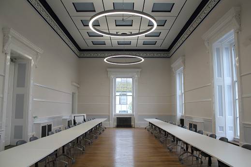 Council chamber at the Old Town Hall in Mansfield