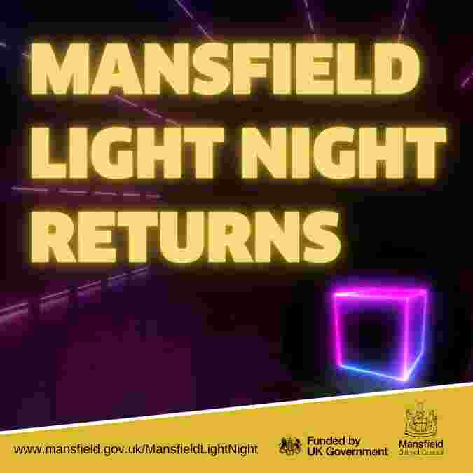 Mansfield Light Night 2025 logo