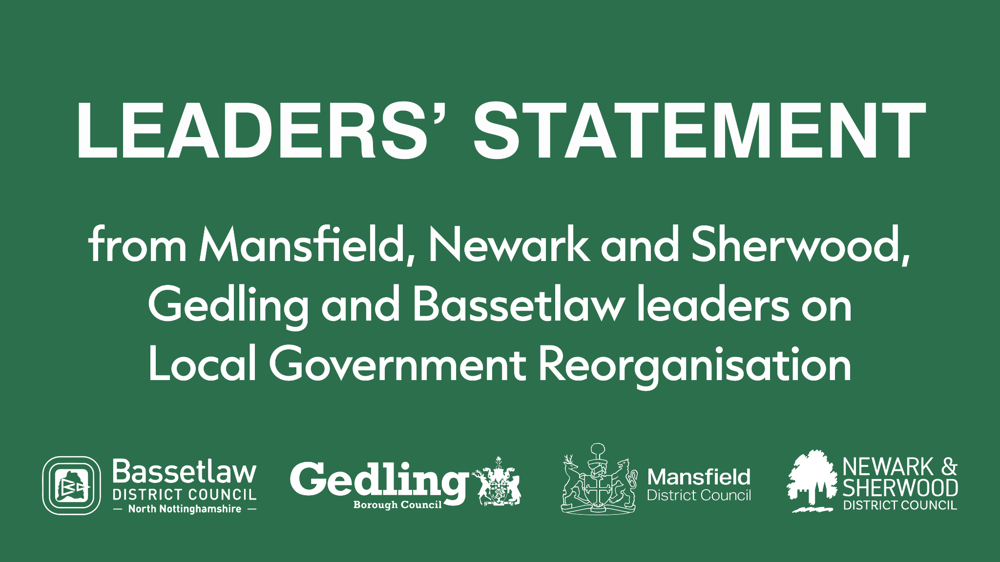 Leaders statement