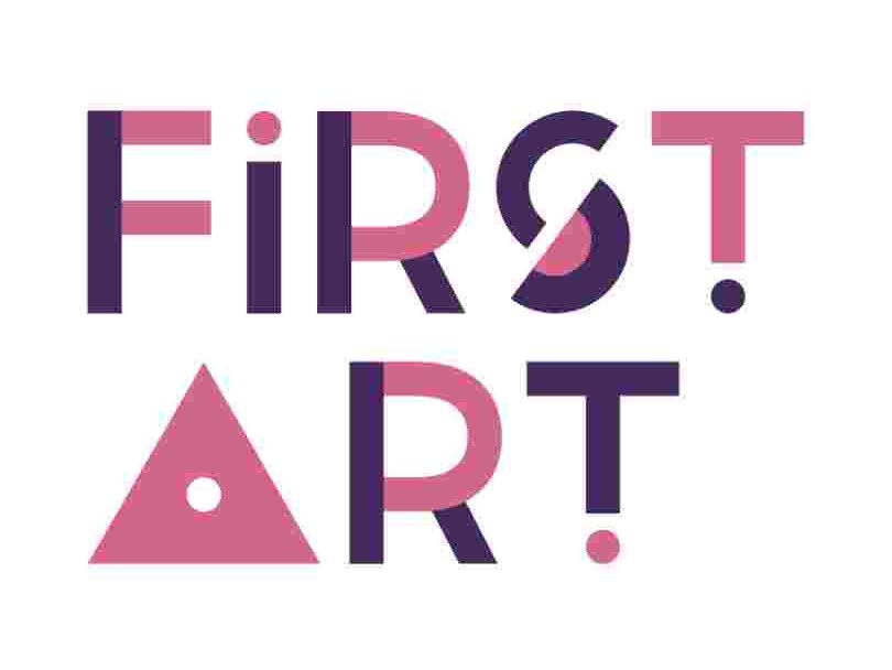 First Art logo in pink and dark purple