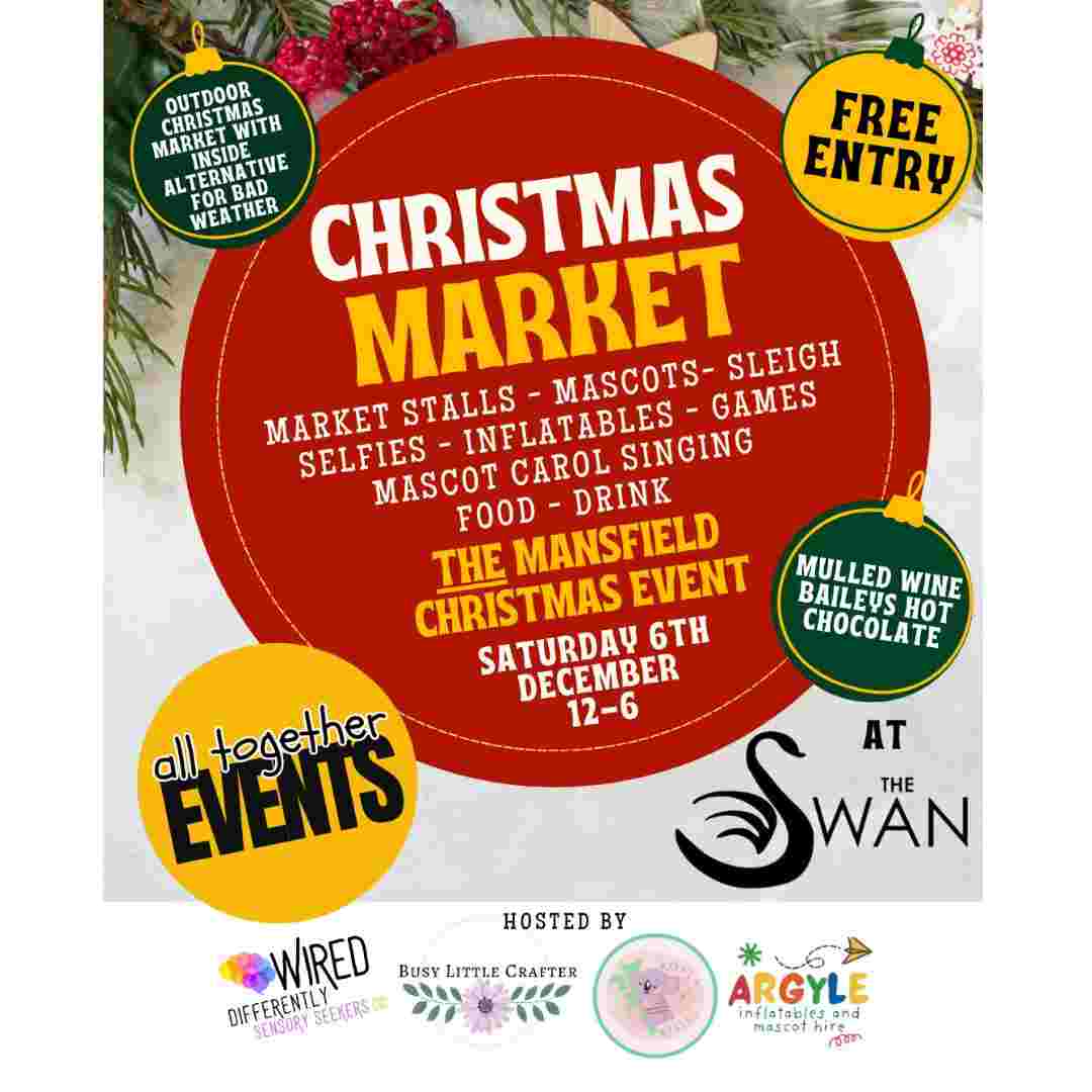 The Swan christmas market poster