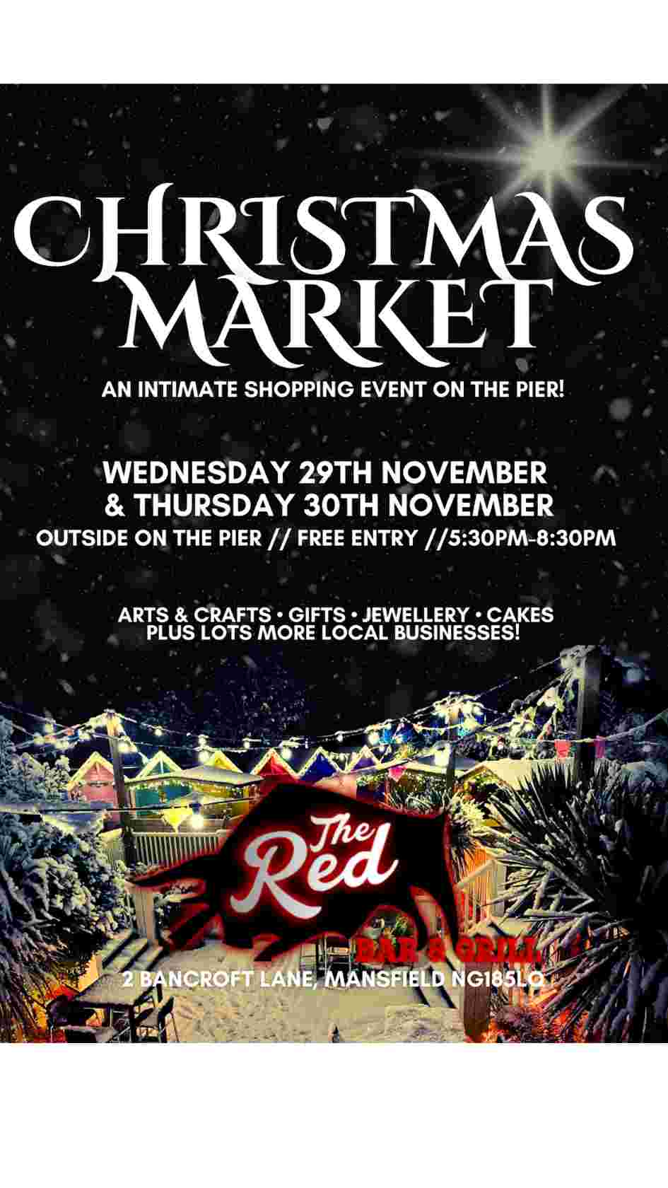 The Red Christmas market leaflet