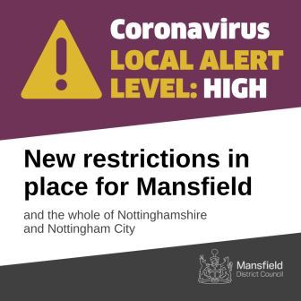 Mansfield high alert level graphic