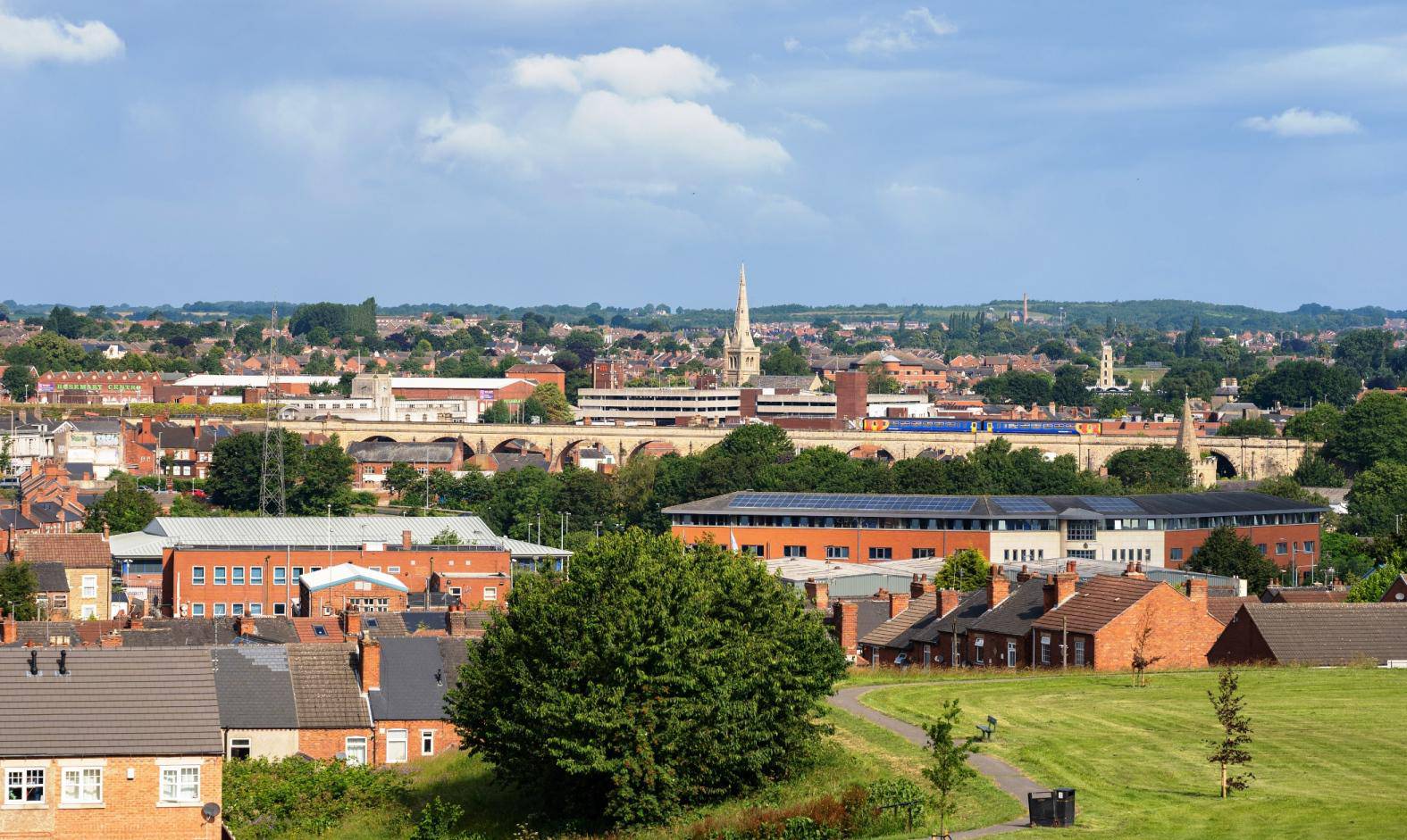 Mansfield landscape view