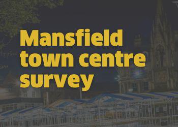 Mansfield town centre survey image