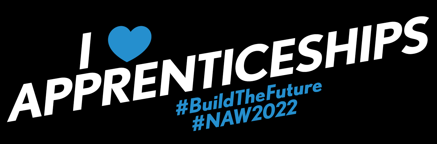 NAW 2022 I love apprenticeships logo