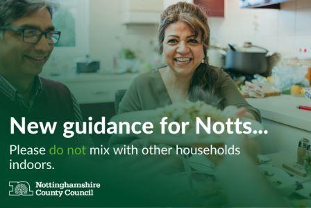 New guidance. Do not mix households