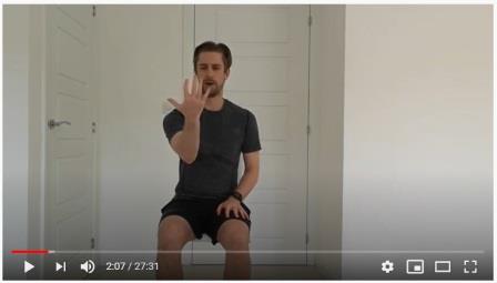 Seated Tai Chi lesson 4 screenshot