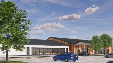 Warsops Health Hub artist impression