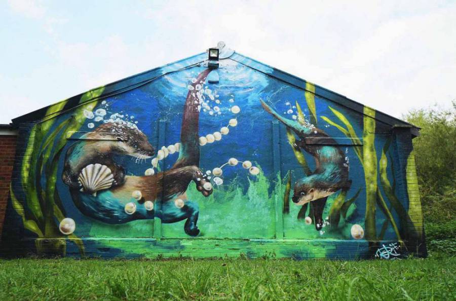 Work by Peachzz for Worcester Paint Festival. Photo credit: Peachzz