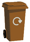 image of garden waste wheelie bin