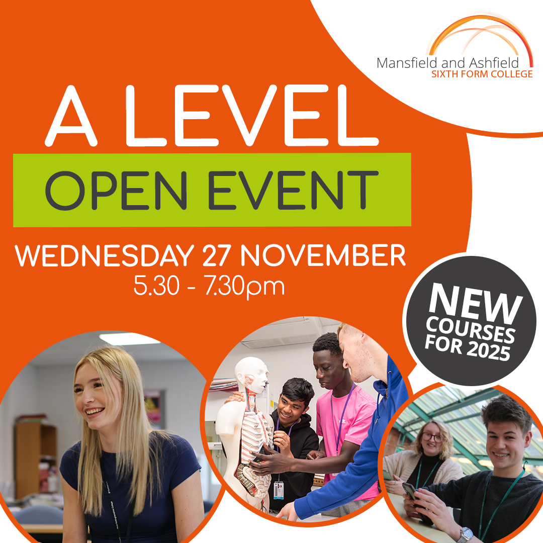 A Level Open Event Wednesday 17 November 2024