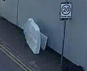 Photo of a mattress left in Broomhill Lane