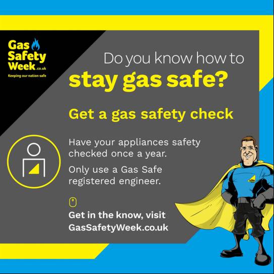 Image of National Gas Safety Week poster