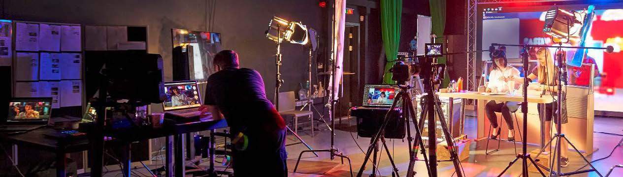 Image of a film studio at Linney Print in Mansfield