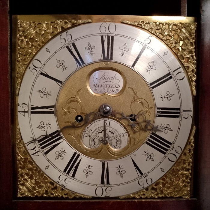 The full face of the clock