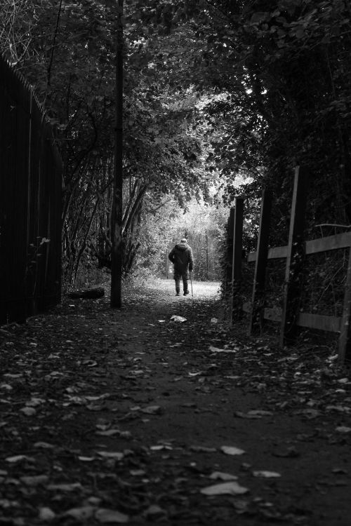 Black and white image from a local young creative