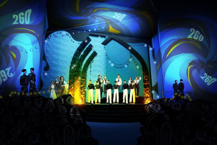 set design by local young artist