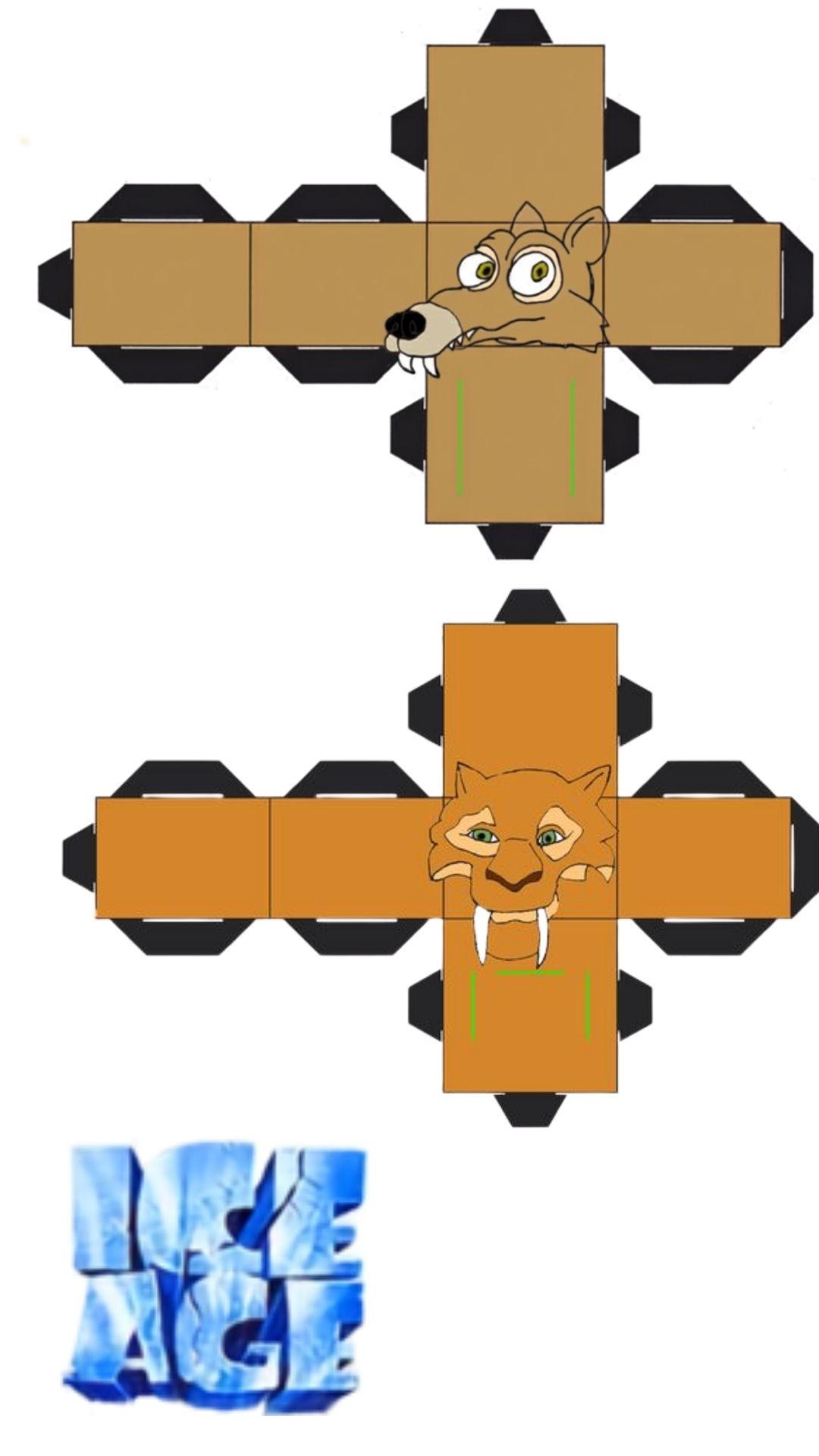 Ice Age Paper Craft