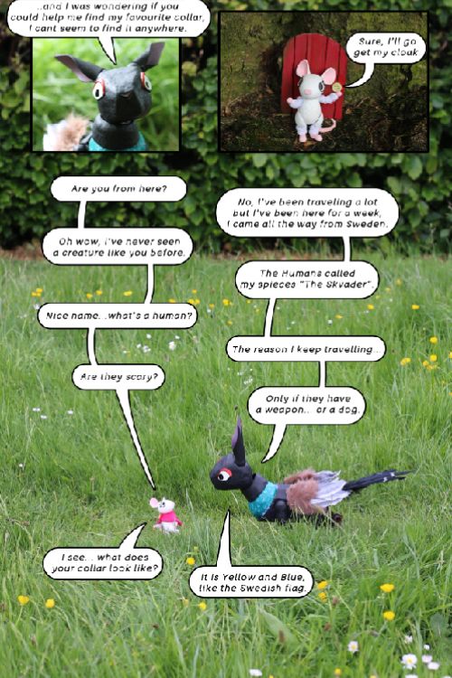 Comic made by local young crative
