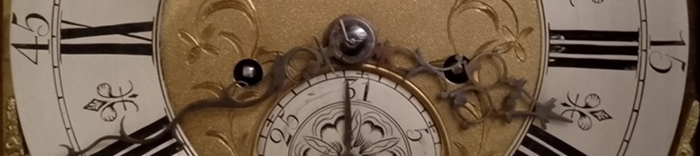 Detail of the face of the clock