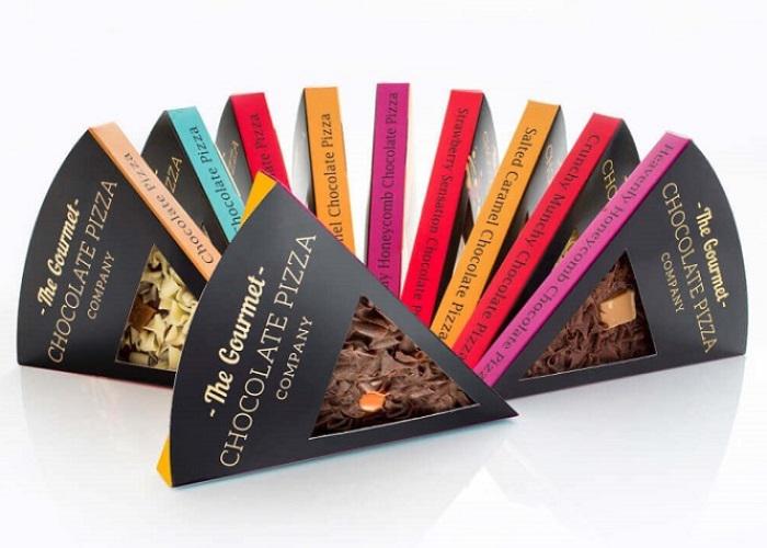 Chocolate pizza slices gifts