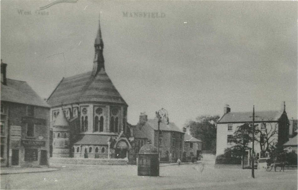 Historic photograph of the Congregational Church