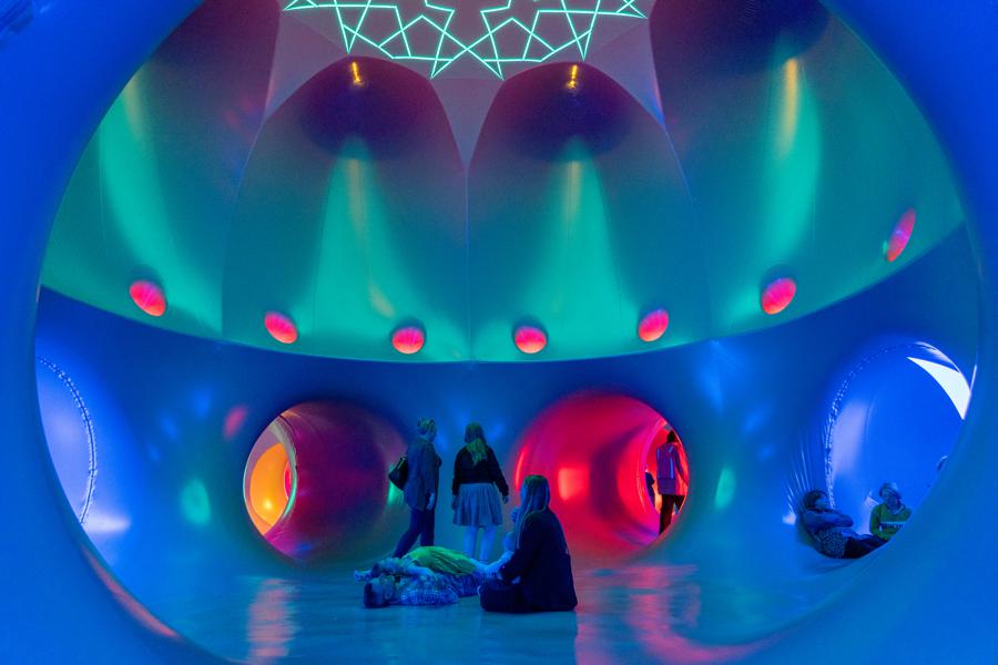 Inside the luminarium