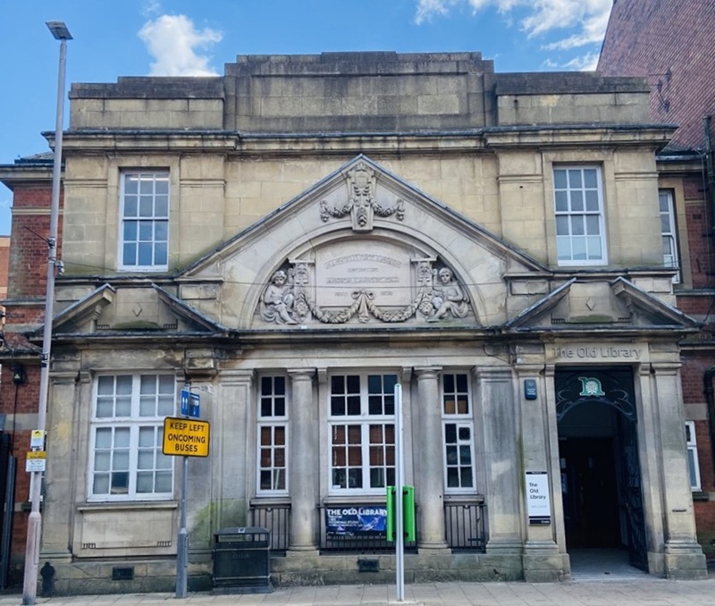 Colour photograph of the front of The Old Library as it is now