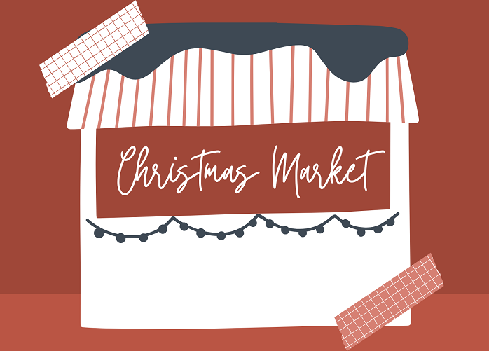 christmas market stall