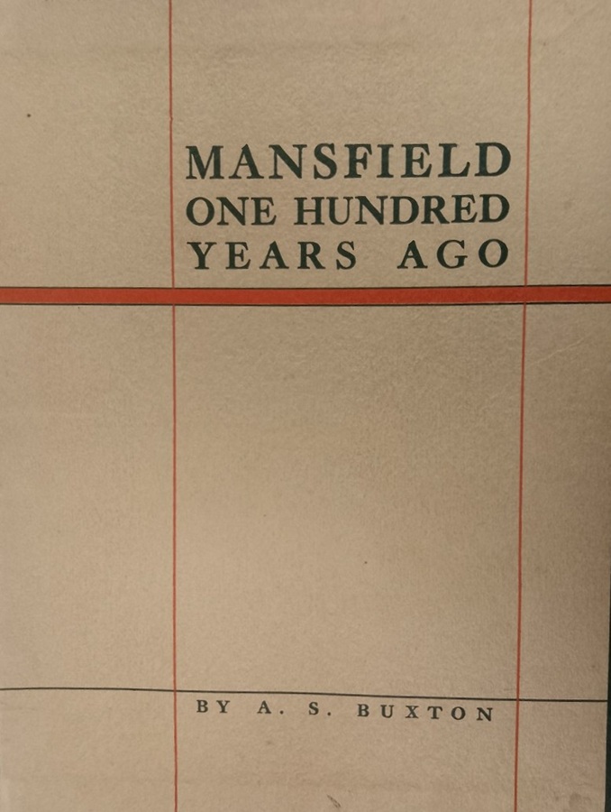 Cover of the book 'Mansfield One Hundred Years Ago'