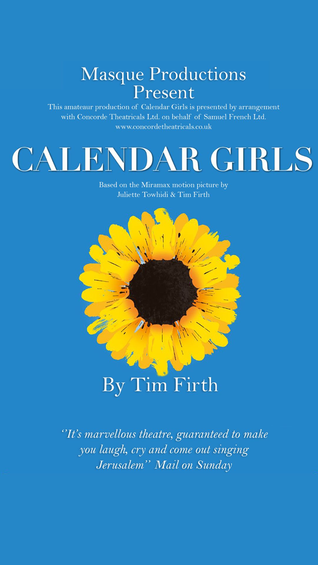 Calendar girls spektrix