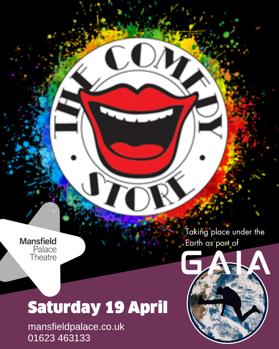 Comedy under gaia